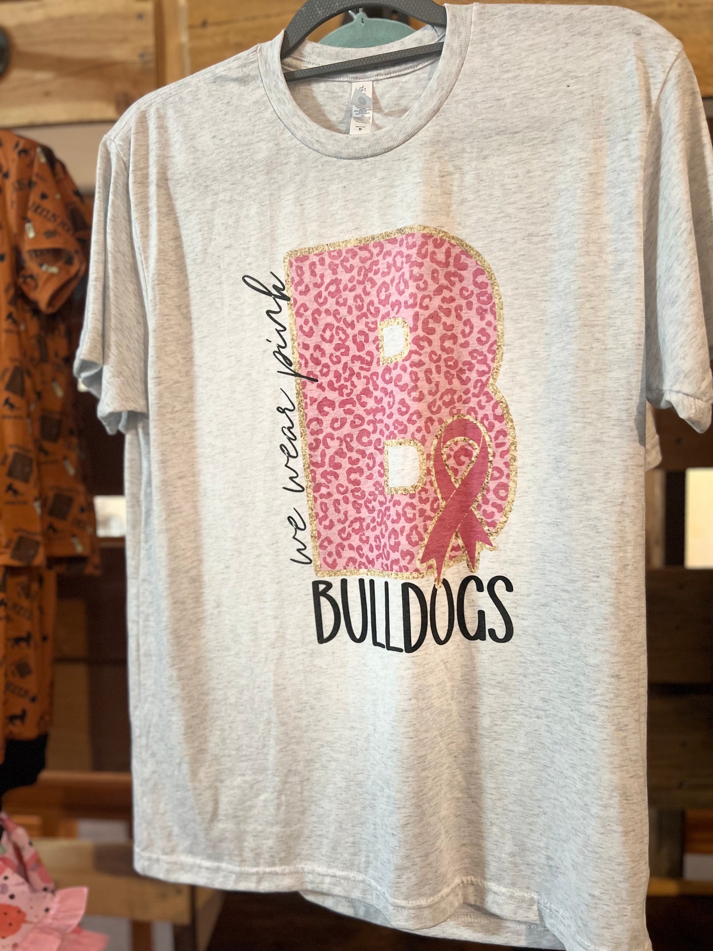 Bulldogs We Wear Pink TSHIRT