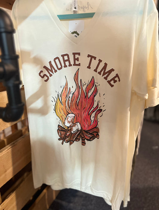 Smore Time Women’s V- Neck T-Shirt